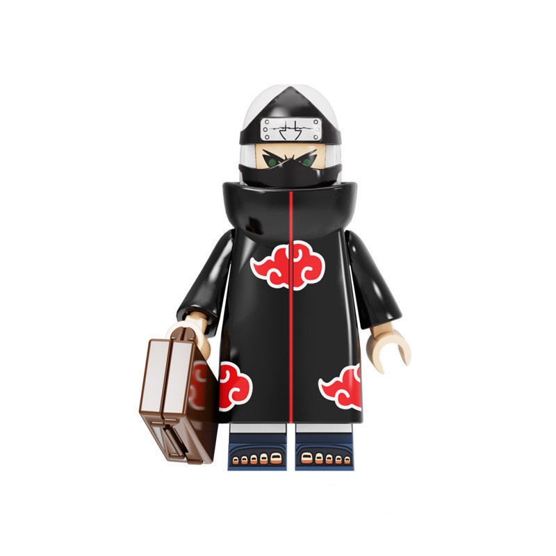 1pc Mainan Balok Bangunan Mini Figure Naruto Uzumaki Naruto Uchiha Kakashi Bahan ABS Untuk Hadiah