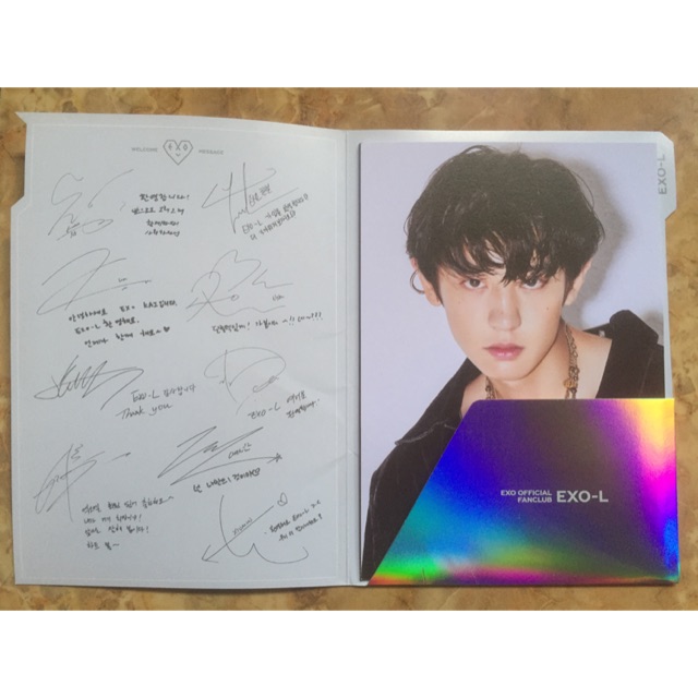 Poster EXO-L ace member kit official