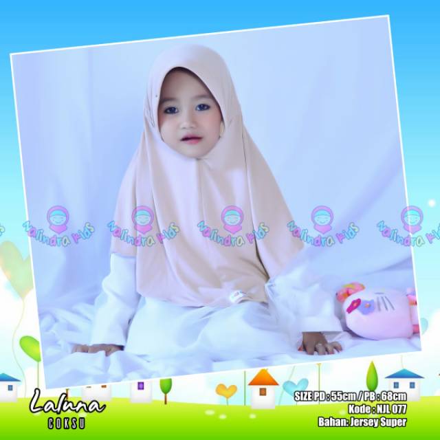 Hijab instan / hijab anak / laluna ori nalindra