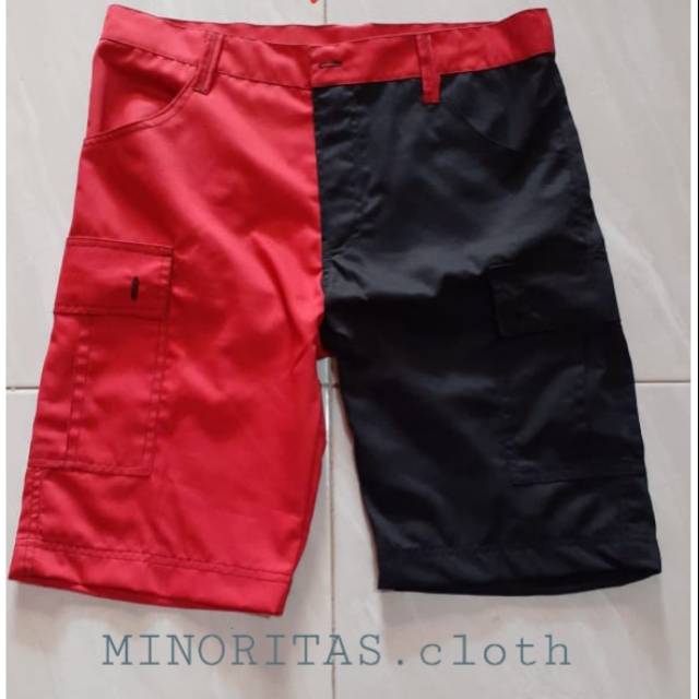 CELANA ALPIN PENDEK | CELANA PENDEK MERAH HITAM | CELANA CARGO KEMPOL GUNUNG | CELANA PUNK