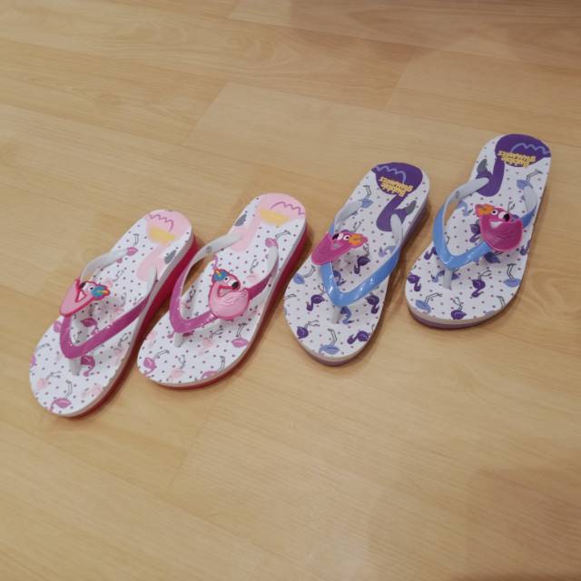 Sandal anak perempuan wedges spon