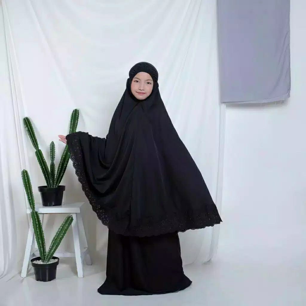 MUKENA KHADIJAH &amp; SHIREN  anak tanggung niqob purdah burqa khimar baju muslim