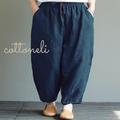 OKA HAREM PANTS - Celana Panjang Linen Anak Unisex