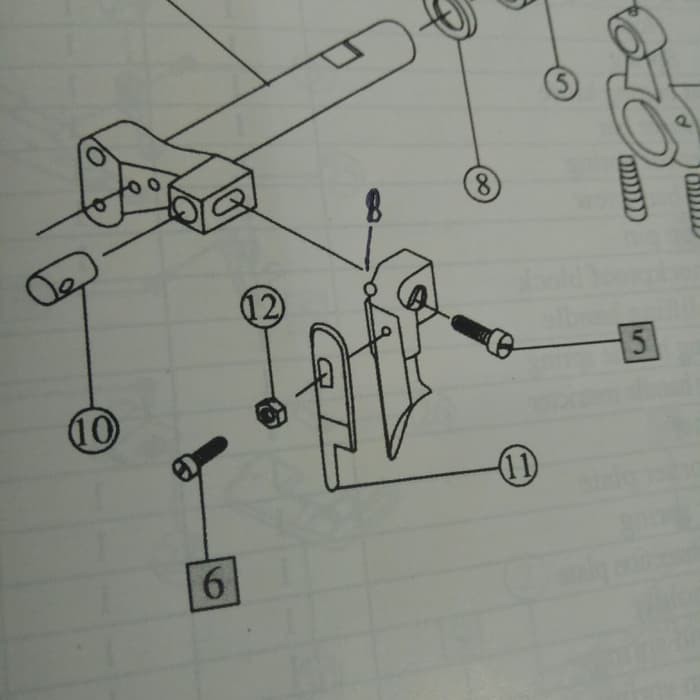 KR01 Angka 6/8 Pisau Atas Obras