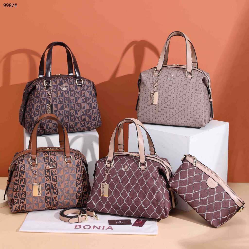 Bo Satchel Bag With Sling Bag #9987