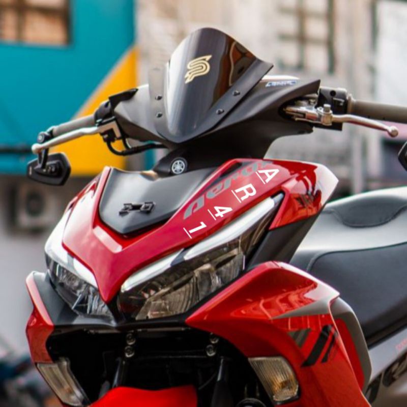 Winshield aerox jenong tinggi, visor aerox, winshield aerox new, Visor aerox new smoke bening