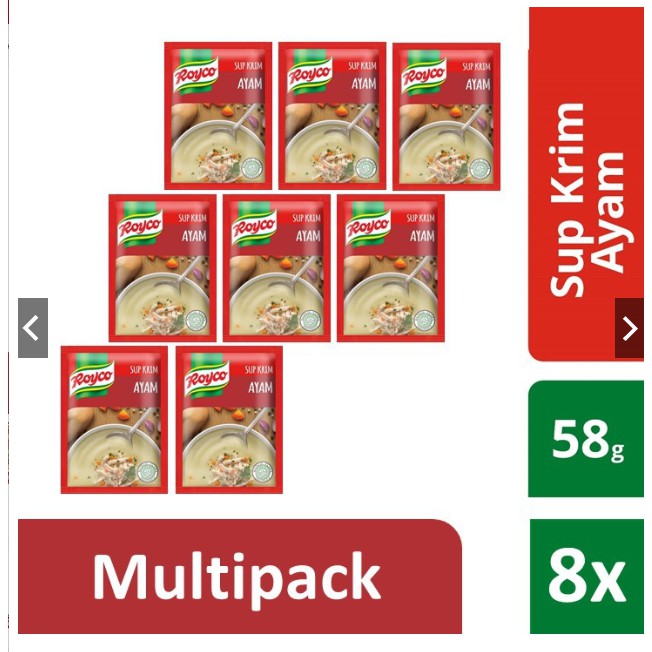 

Royco Cream of Chicken Multi Pack 8pcs