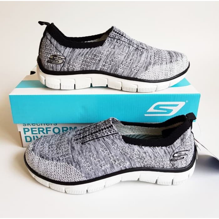 Skechers Round Up Women Sepatu Wanita Original - Putih- 39