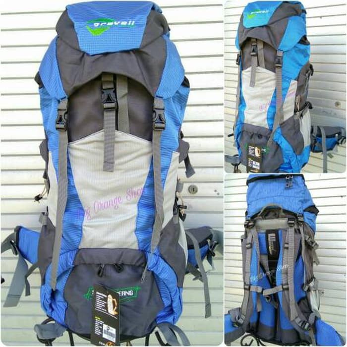 HOT SALE TAS GUNUNG MURAH GRAVELL SANGKAREANG 60L RANSEL CAMPING CARRIER TERMURAH