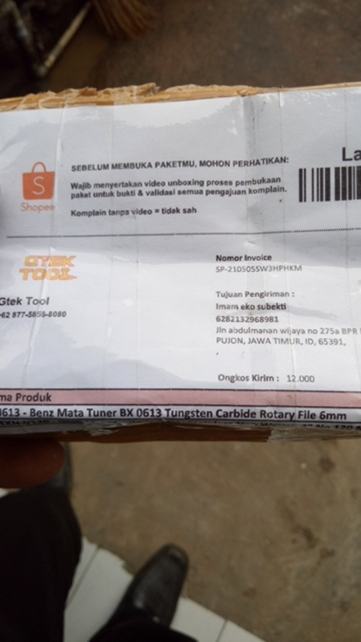 Gtek Mata Gerinda Poles Stainless Non Woven 4 No 120 Merah