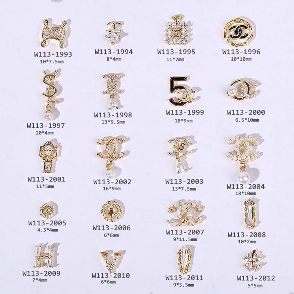 Mxbeauty Aksesoris Perhiasan Liontin Kristal Zircon Mutiara Glitter 3d Bahan Alloy Untuk Dekorasi Nail Art