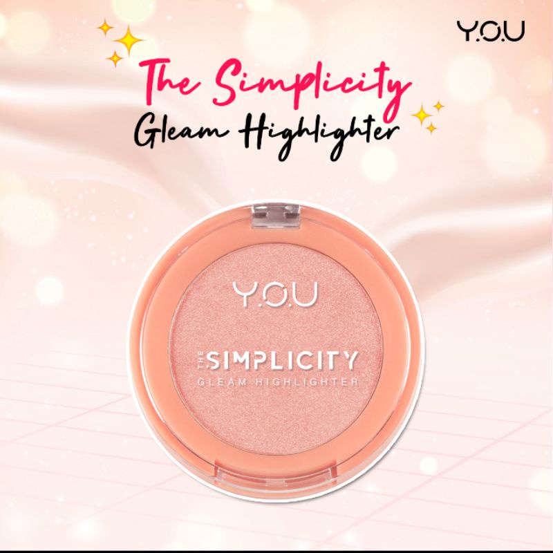 YOU THE SIMPLYCITY GLEAM HIGHLIGHTER 3,5g BY YOU Makeup -Y.O.U