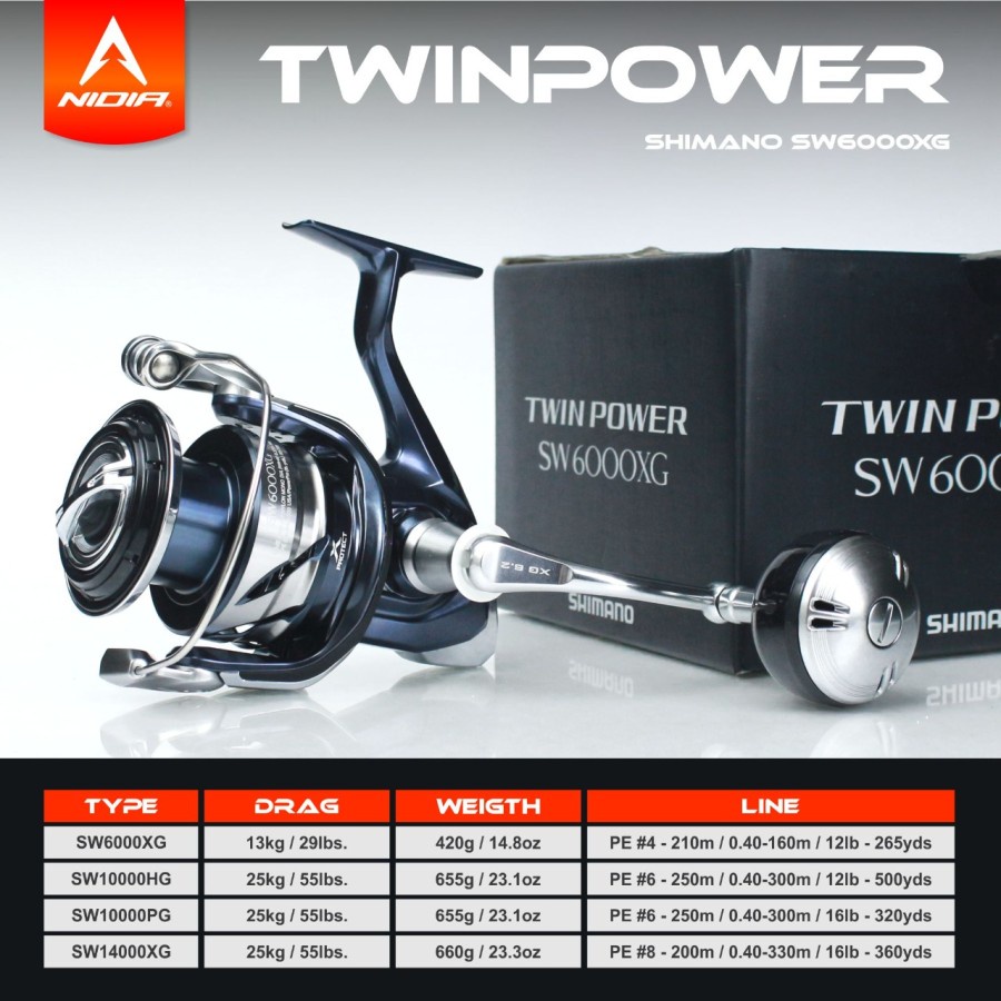 Jual REEL SPINNING - SHIMANO TWIN POWER SW | Shopee Indonesia