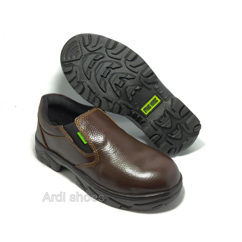 SEPATU Safety Pria Casual Sepatu Sefti Low Boot Pria Kulit Asli Sefty  Ujung Besi Sepatu Lapangan