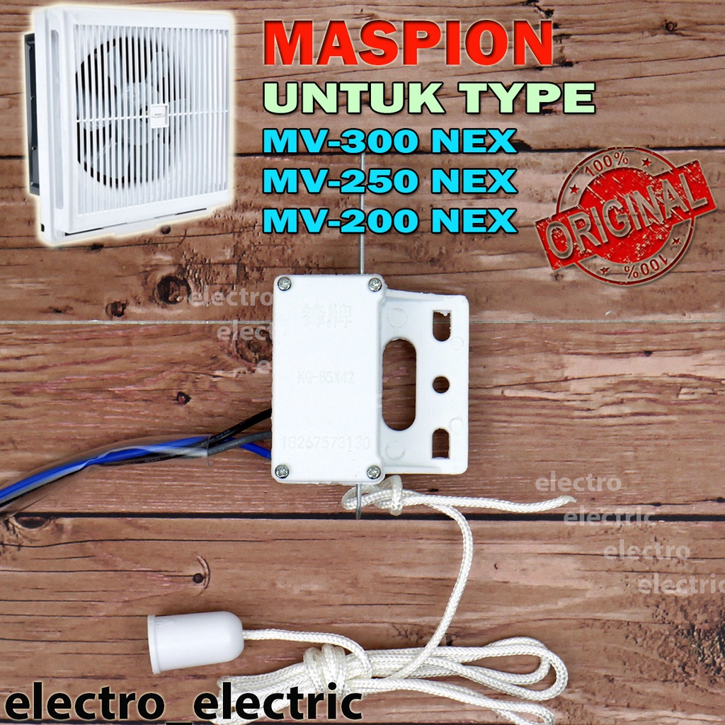 Pull Switch atau Saklar Tarik  Exhaust Fan Maspion Original di jamin