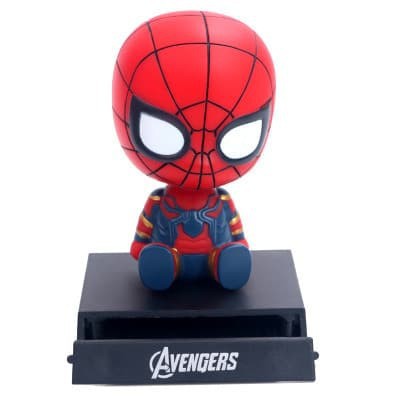 Pajangan Dashboard Mobil Bobble Head Spiderman Avenger