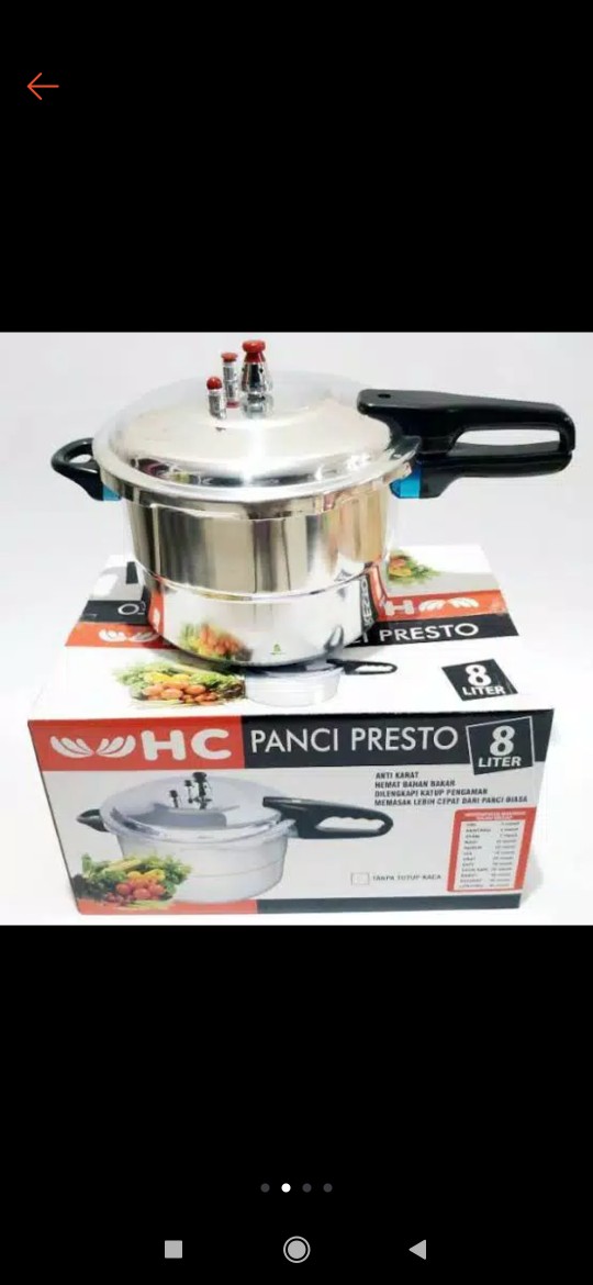 {bisa Cod}panci Presto 8 Liter Happy Call - Presto Murah ‐ Alat Masak Serbaguna