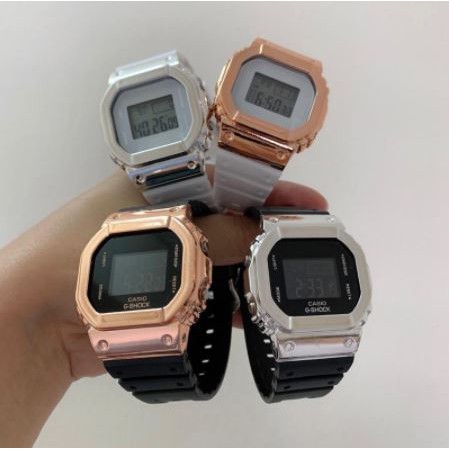 GM 5600 NEW !!!! JAM TANGAN PRIA DAN WANITA G-SHOCK CASIO DW 5600 KEPALA METAL