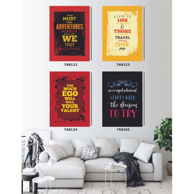 

Buku Tulis / Notebook / A5 Jepang / Typography / Set 2531