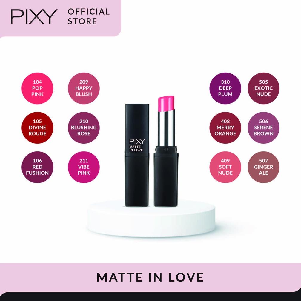 Pixy Lipstick Matte In Love 507 Ginger Ale