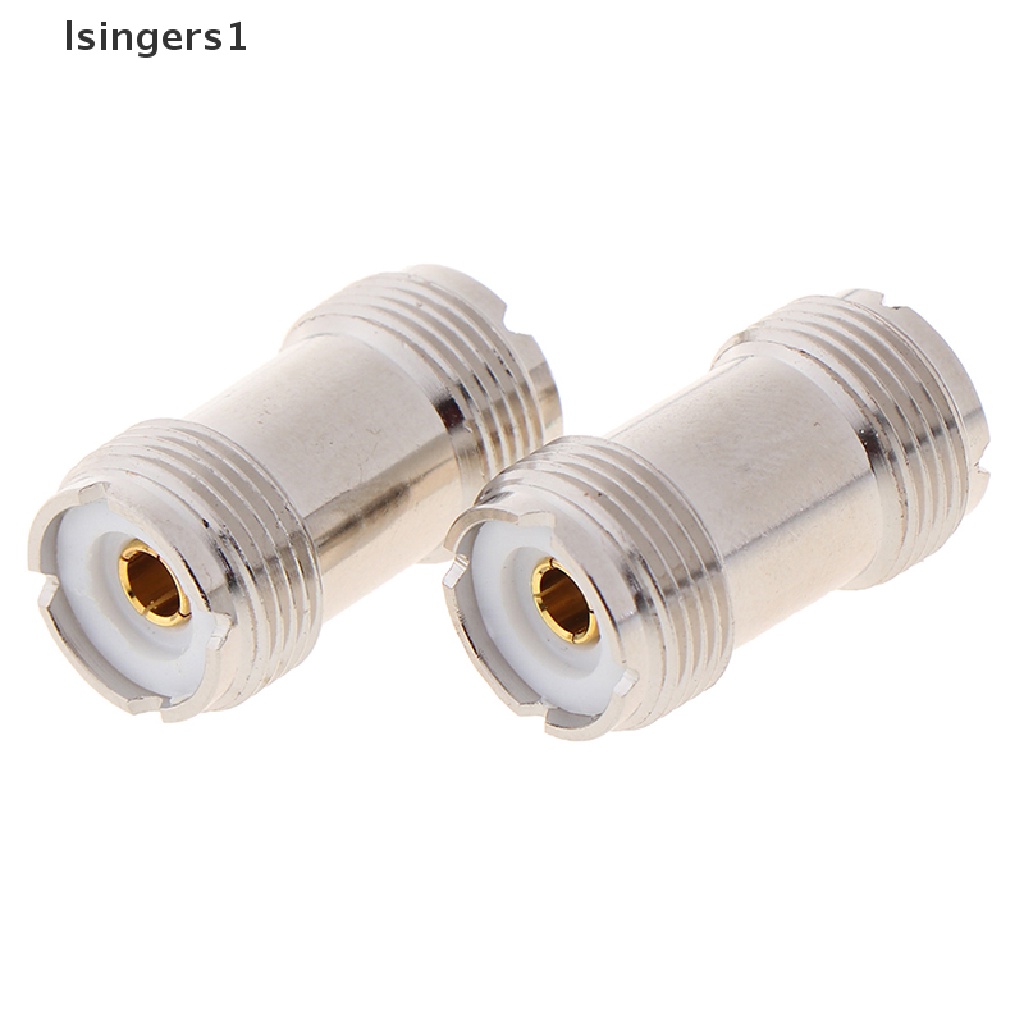 (lsingers1) So-239 Adapter Konektor Kabel Coaxial UHF Female Ke Female RF Untuk PL-259