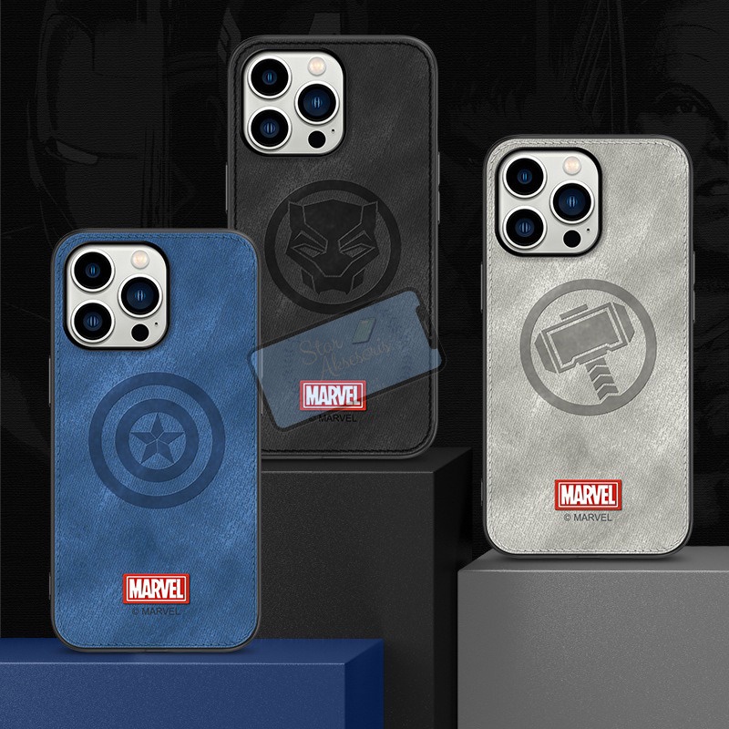 Original Marvel Case Iphone 14 Pro Max Premium Cloth Pattern Iphone 14 Pro Max Case