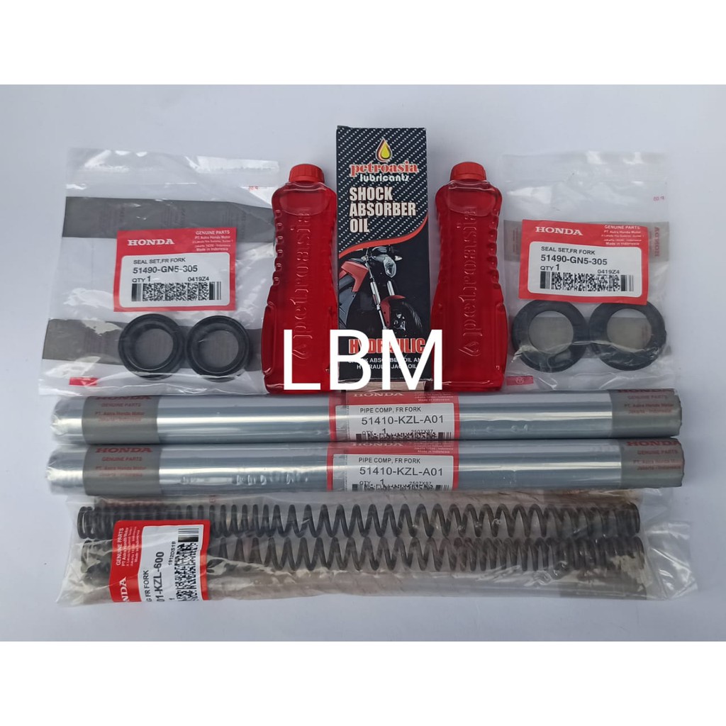 Paket AS Shock Plus Seal Shock Oli Shock & Per Shock Depan Beat FI