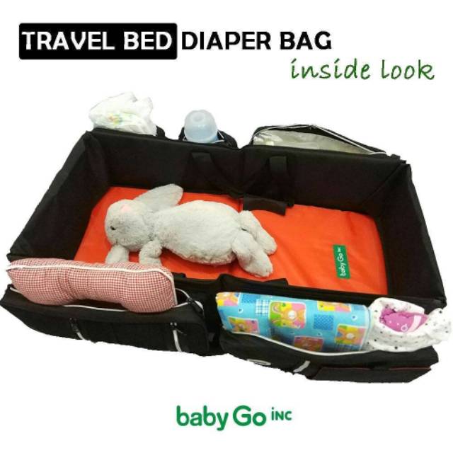 BABYGOINC TRAVEL BED DIAPER BAG / BABY GO INC / BABYGO