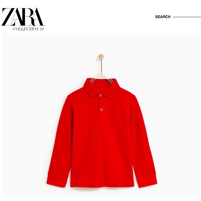 ZARA kaos polo anak shirt 3m-4t zara baby polo anak