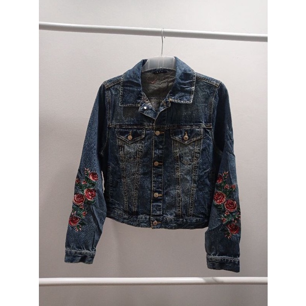 Jaket Jeans Flower Brand Ingni (second)