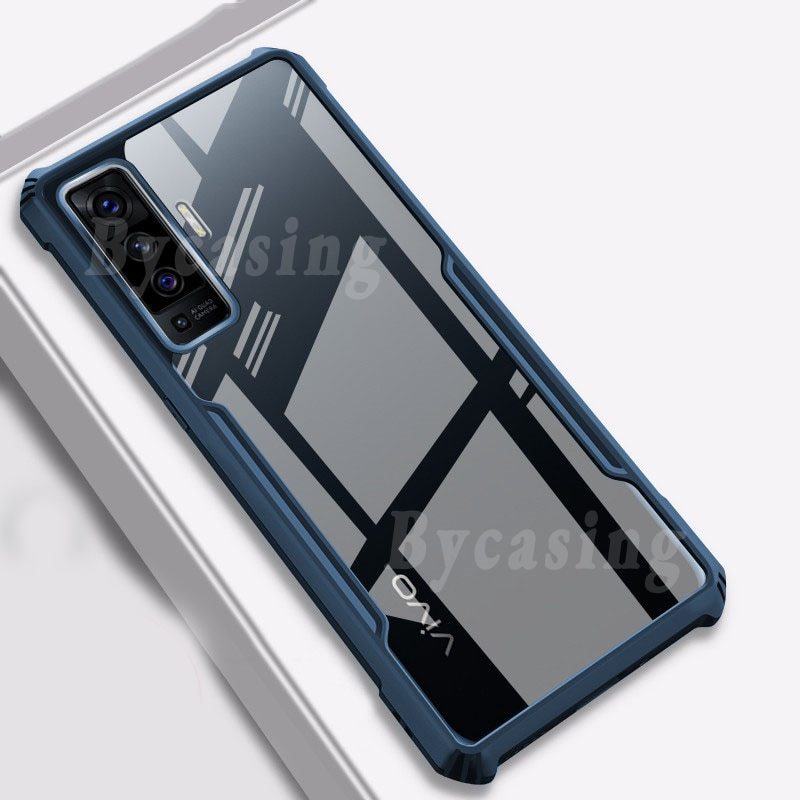 Casing Akrilik Transparan Anti Jatuh Untuk Vivo Y51A Y53S Y31 2021 Y51 Y30 Y20 Y12s Y12A V20 Se Y11 Y12 Y15 Y17 Y19 Y91 Y93 Y95 V17 S1 Pro