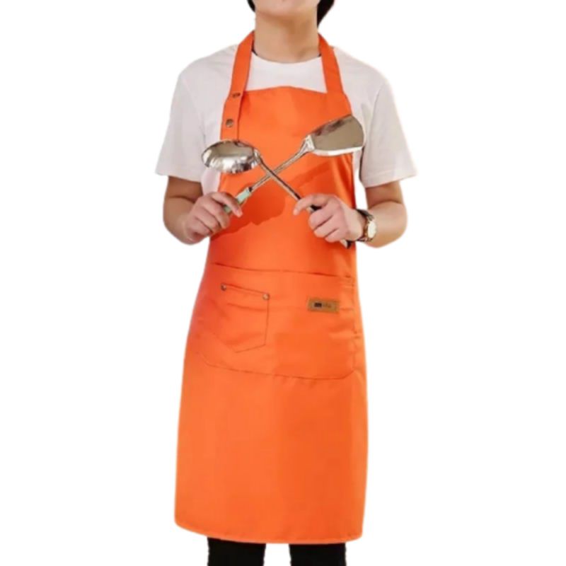 Celemek Apron Masak Celemek Dapur Apron Chef Bahan Drill