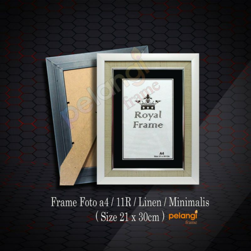 Frame/bingkai/photo/a4/Linen/21x30cm