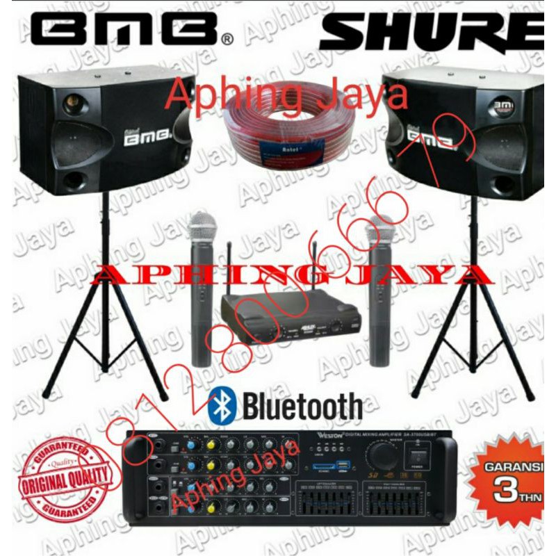 Paket Karaoke Sound System Speaker BMB CS-252V