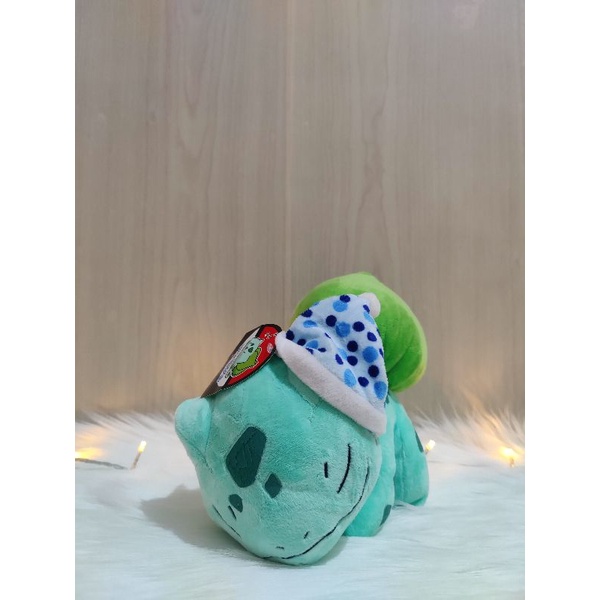 Boneka Pokemon Bulbasaur Sleeping - Pokemon Center