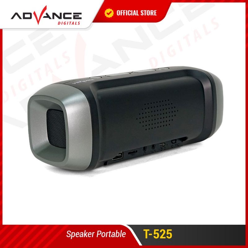 Speaker Bluetooth Advance Music Box T525 RGB LED Dual Garansi Resmi 1 Tahun