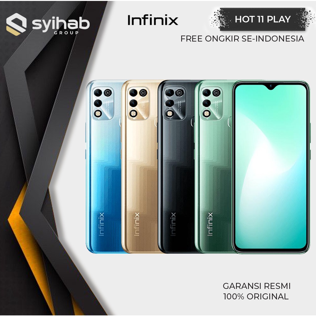 Infinix Hot 11 Play 4/64GB - Garansi 1 Tahun