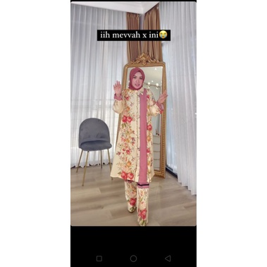 Setelan Bunga Shellasaukia Original