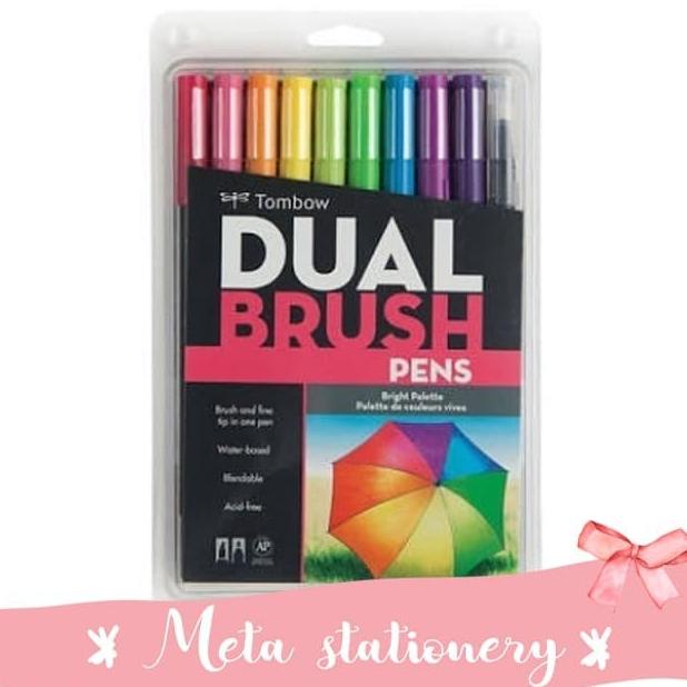 

(BISA COD) ABT Tombow Dual Brush Pen Art Maker Bright Pallete GRATIS ONGKIR Kode 1072