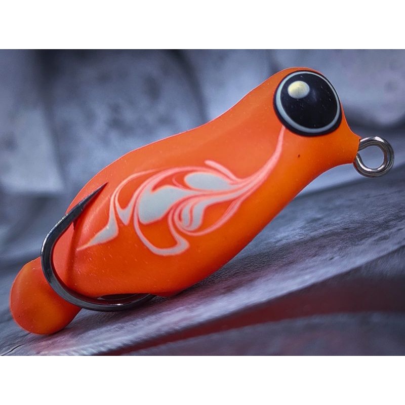 SOFT FROG Geol / SF untuk gabus dan Toman merck HEMLOCk  ukuran 4 cm