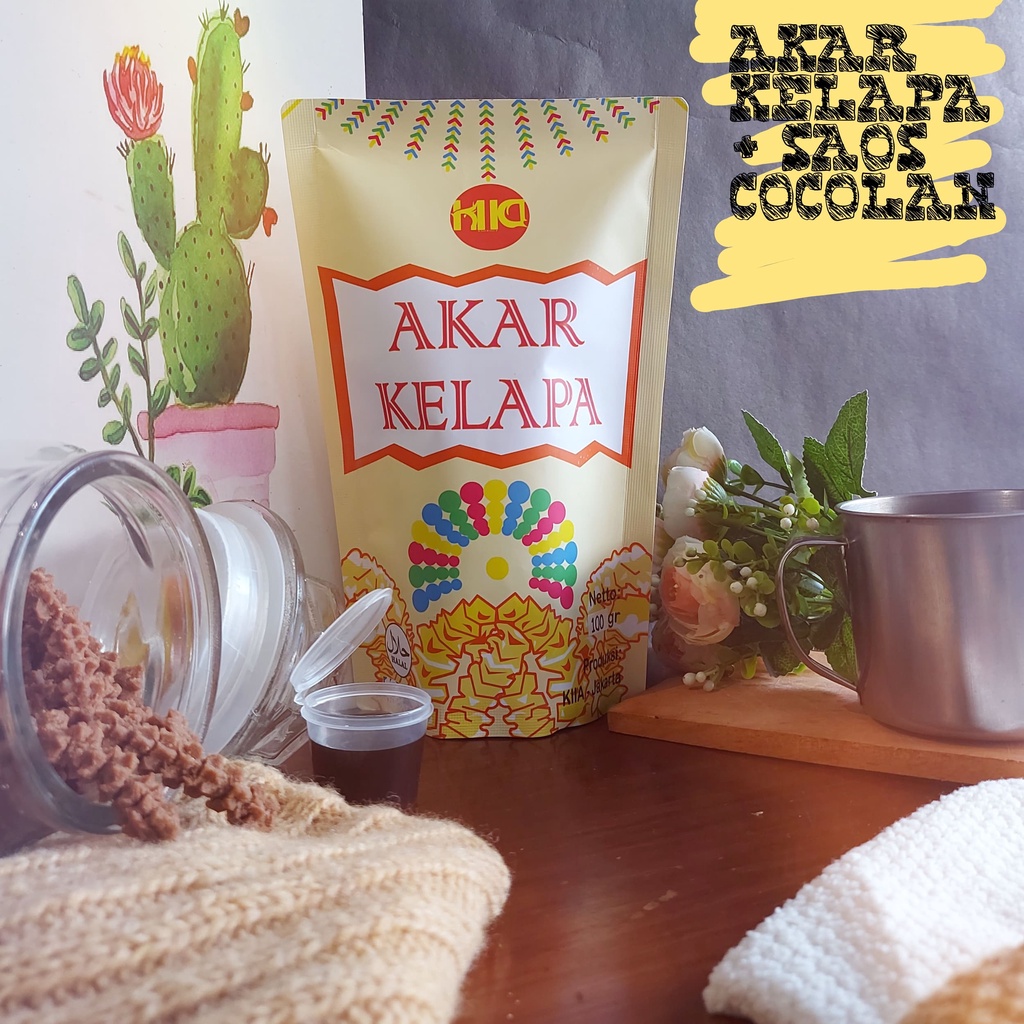 

KUE AKAR KELAPA COKELAT (SAOS GULA MERAH - COKELAT - SALTED CARAMEL) - KIIA