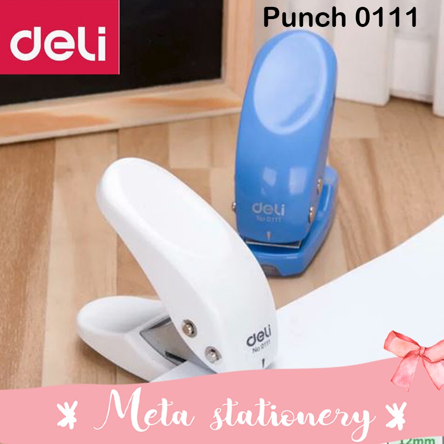 

Pembolong Kertas / Punch one hole Deli 0111