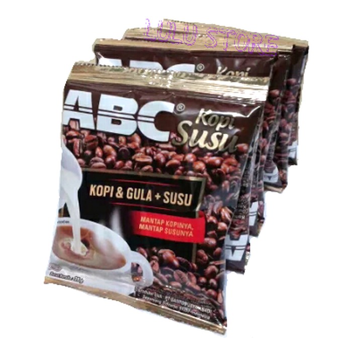 

Kopi ABC Susu 31g Renceng Isi 10 Pcs / Renceng