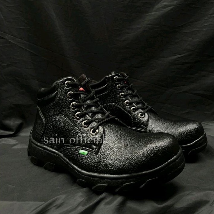 (New Promo)Safety Kickers Boots Pria Sepatu Safety Pria Kulit