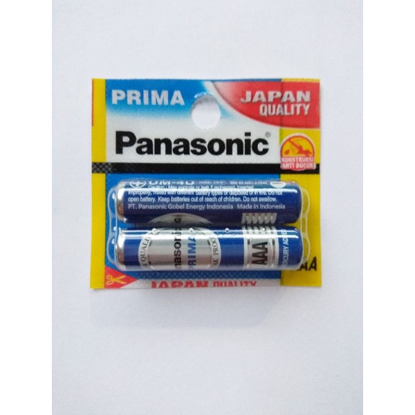 BATERAI / BATRE PANASONIC A3 / AAA 1PASANG / 2 PCS (PRIMA)