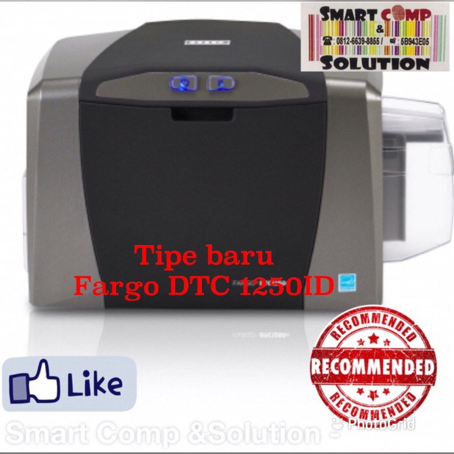 Printer ID Card Fargo DTC 1250e Kartu ID