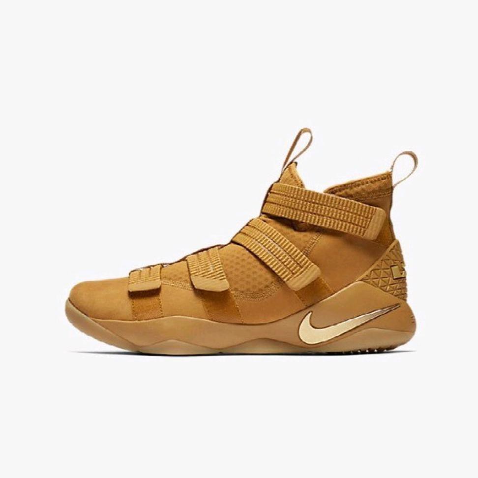 TERLARIS  NIKE LEBRON SOLDIER XI SFG EP 11 JAMES WHEAT GOLD TERBARU