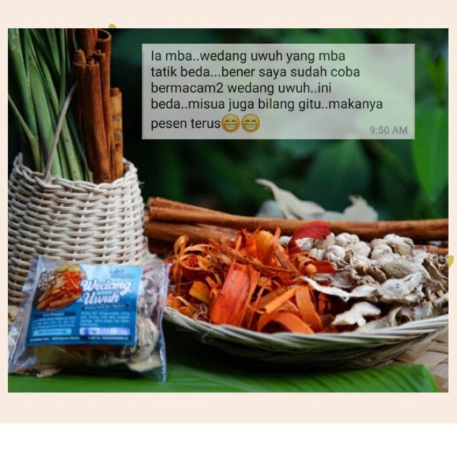 

Minuman Herbal Wedang uwuh Hanjani isi 6 pack