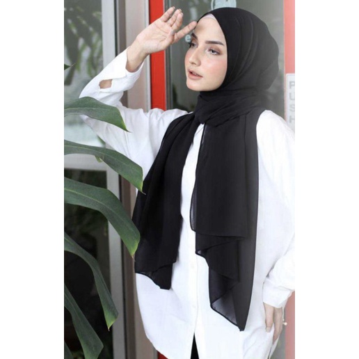 Pashmina Ceruty Babydoll Premium Phasmina kudungan R scarf