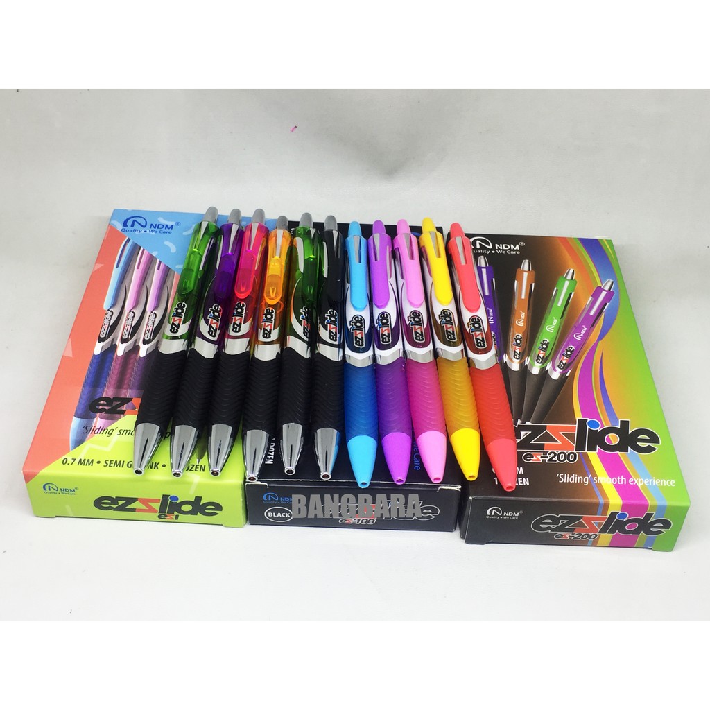 

Pulpen EzSlide Semi Gel Ink 0.7mm